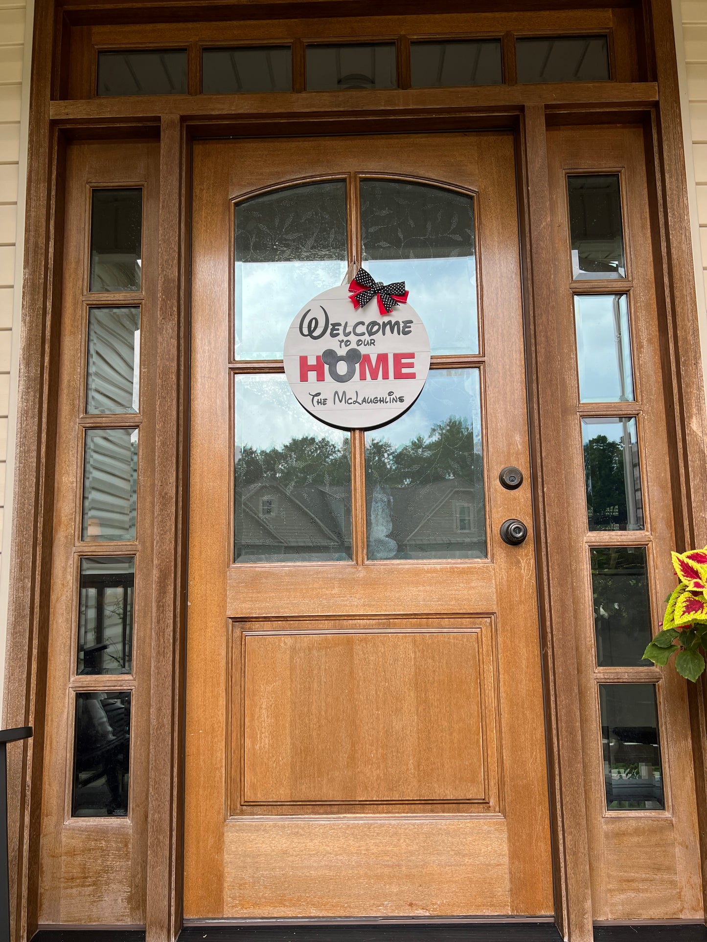 Door Sign - Personalized - Disney Welcome
