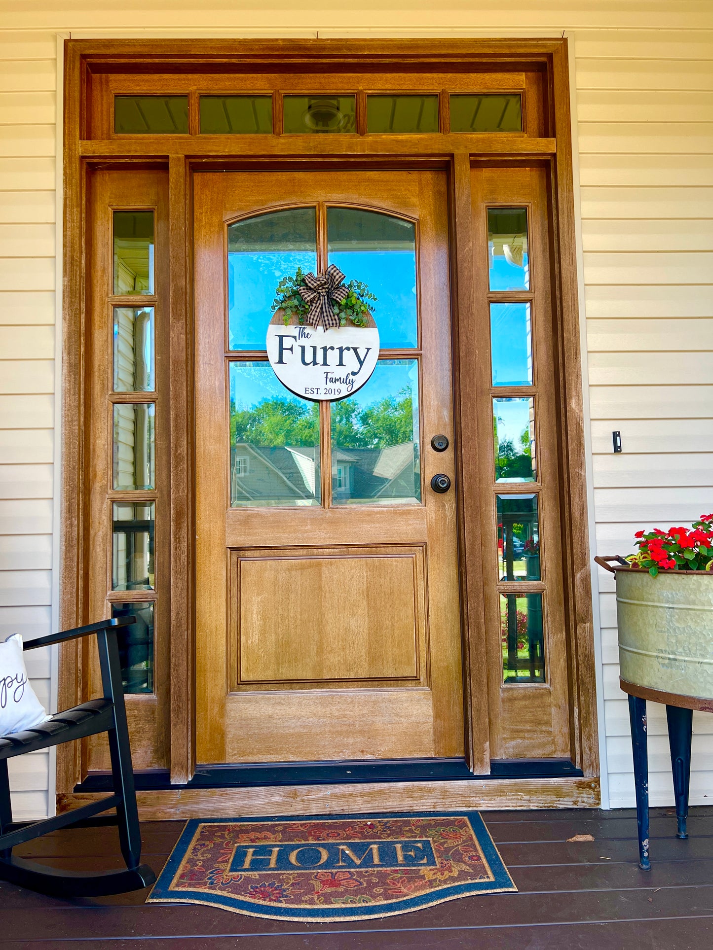 Door Sign - Personalized - Family