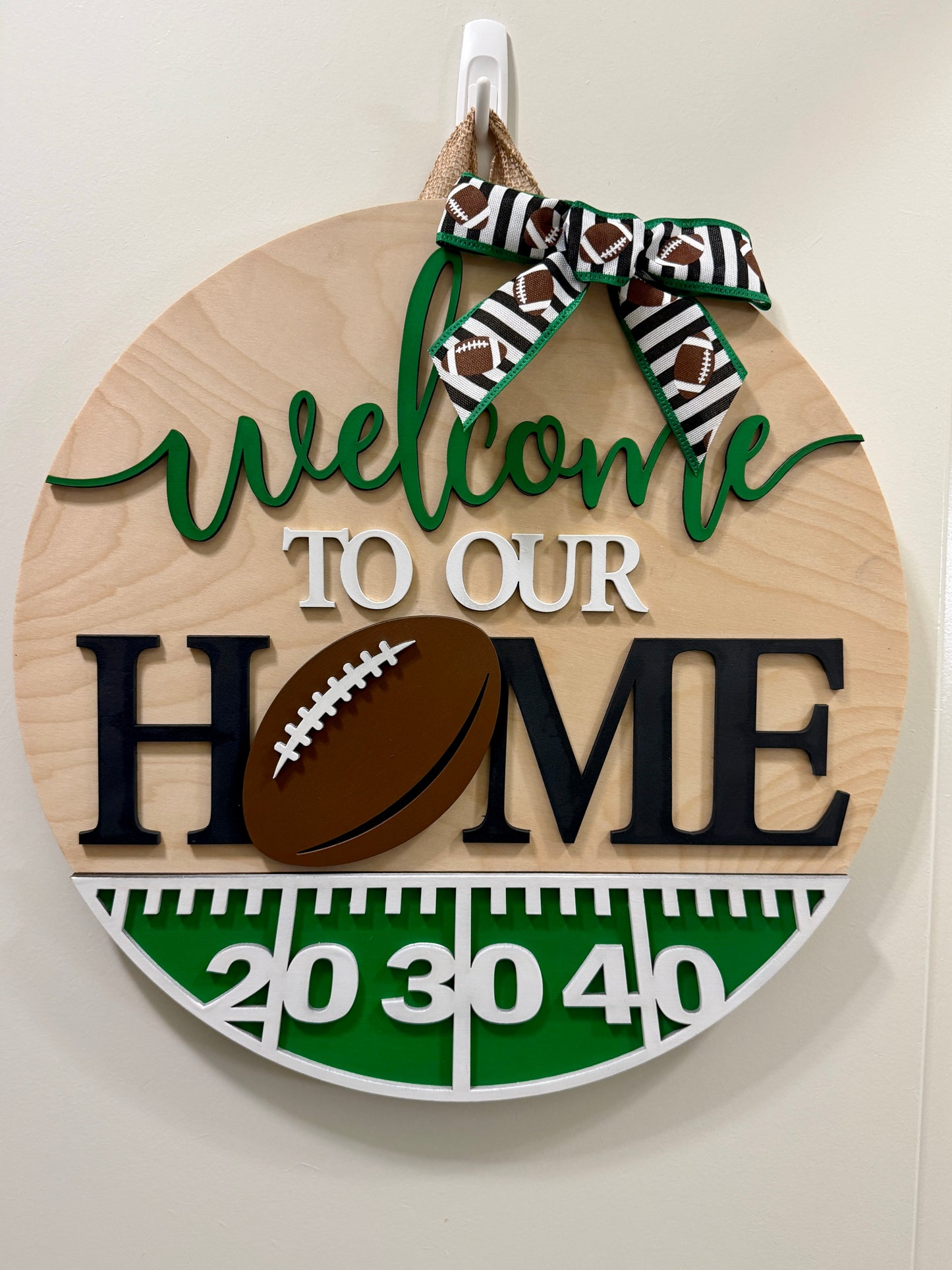 Door Hanger - Football Welcome