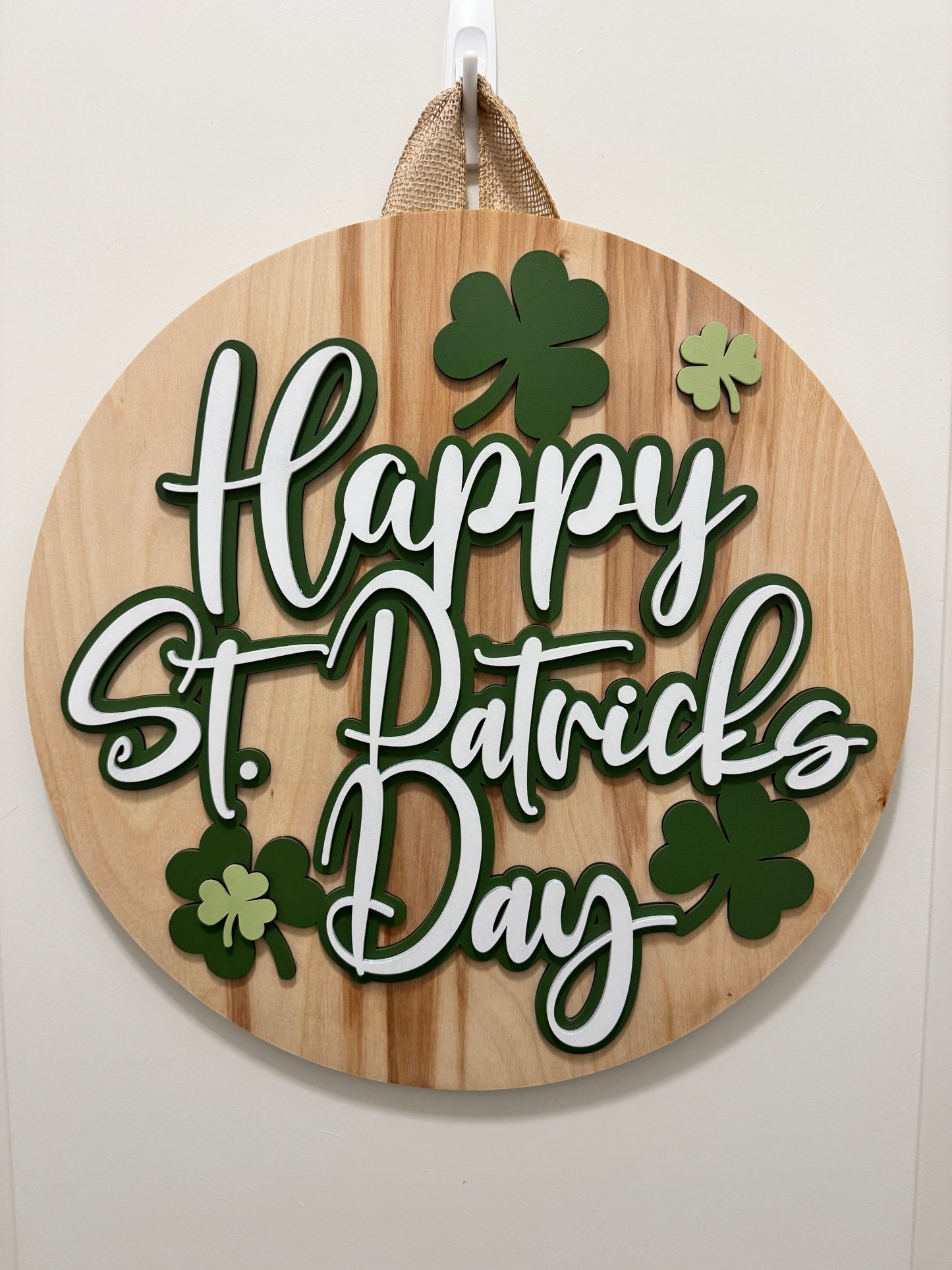 Door Hanger - Happy St. Patricks Day (green)