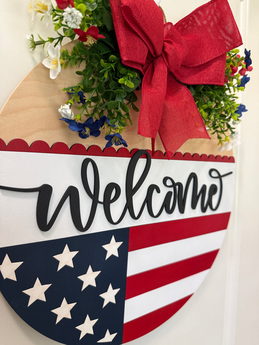 Door Hanger - American Welcome