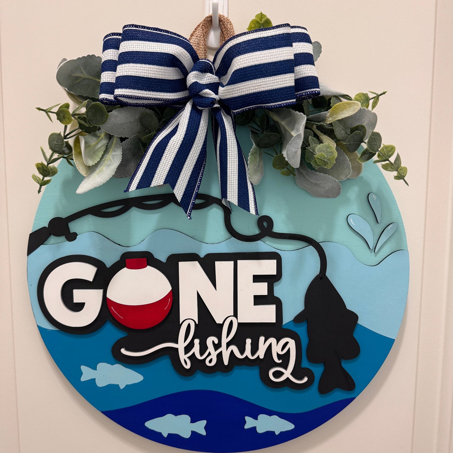Door Hanger - Gone Fishing