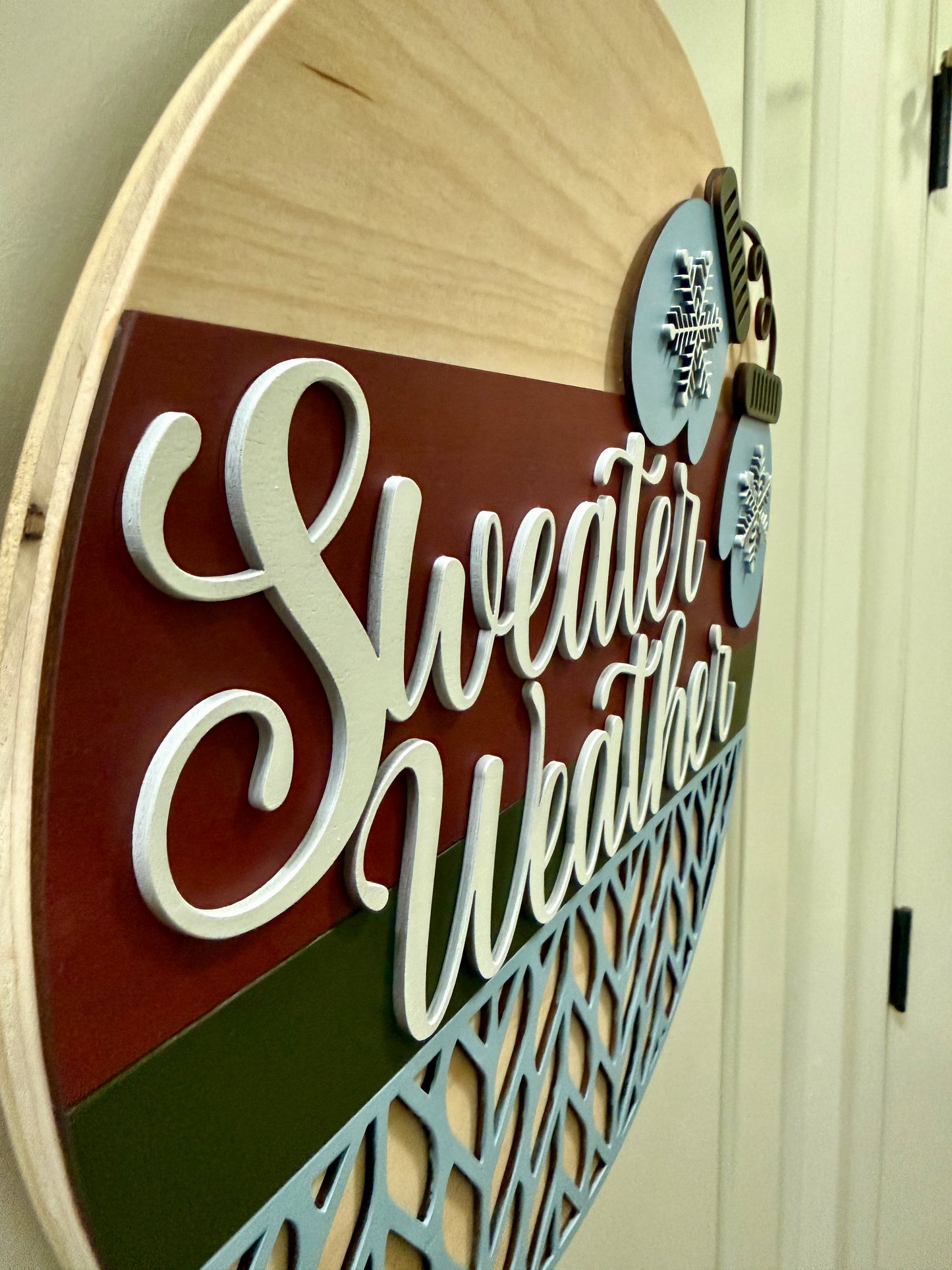 Door Hanger - Sweater Weather