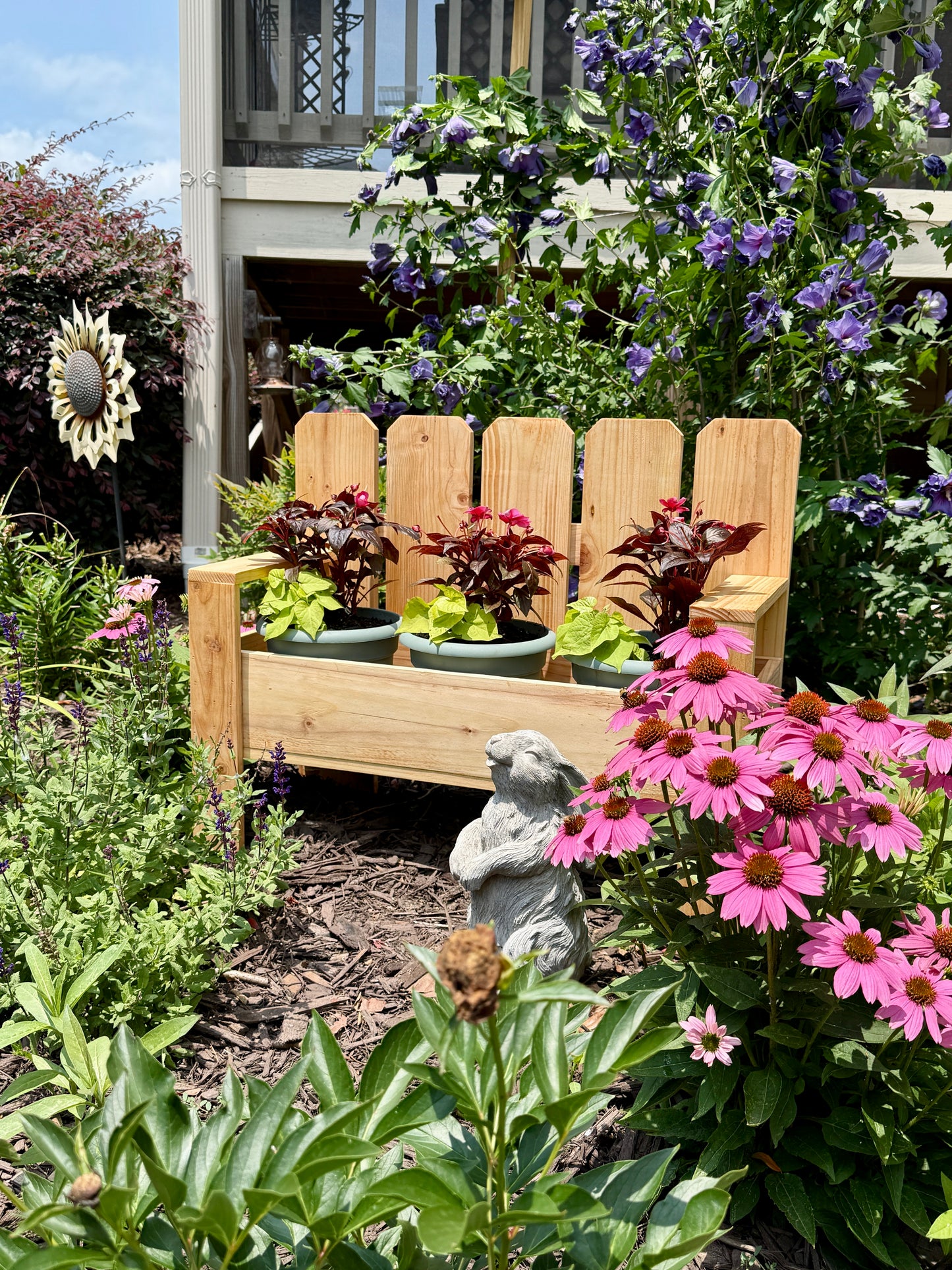 Cedar Bench Planter