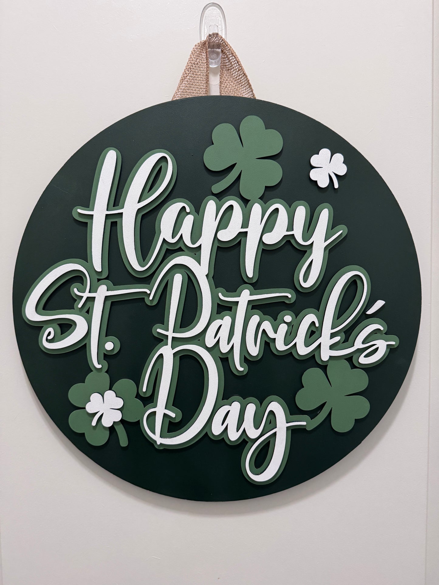 Door Hanger - Happy St. Patricks Day (green)