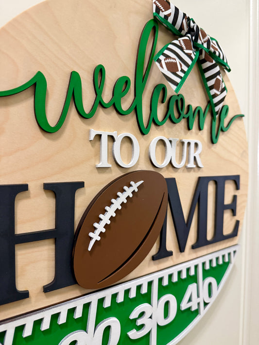 Door Hanger - Football Welcome