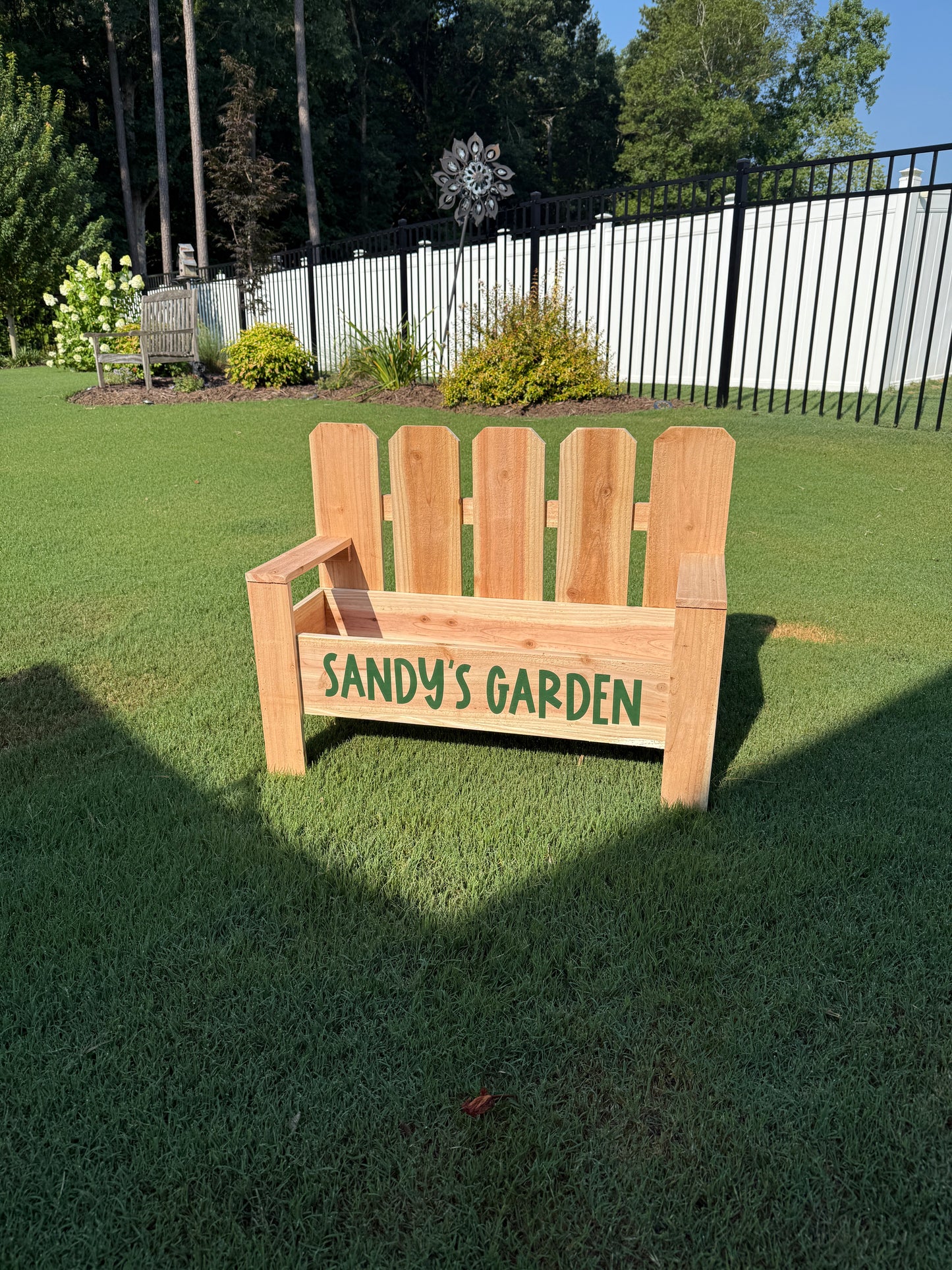 Cedar Bench Planter