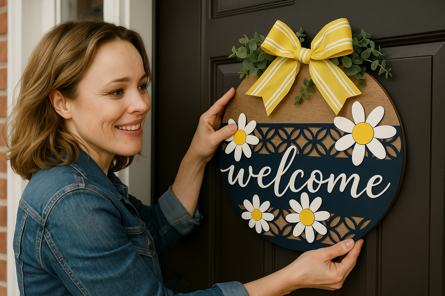 Door Hanger - Welcome Daisy II