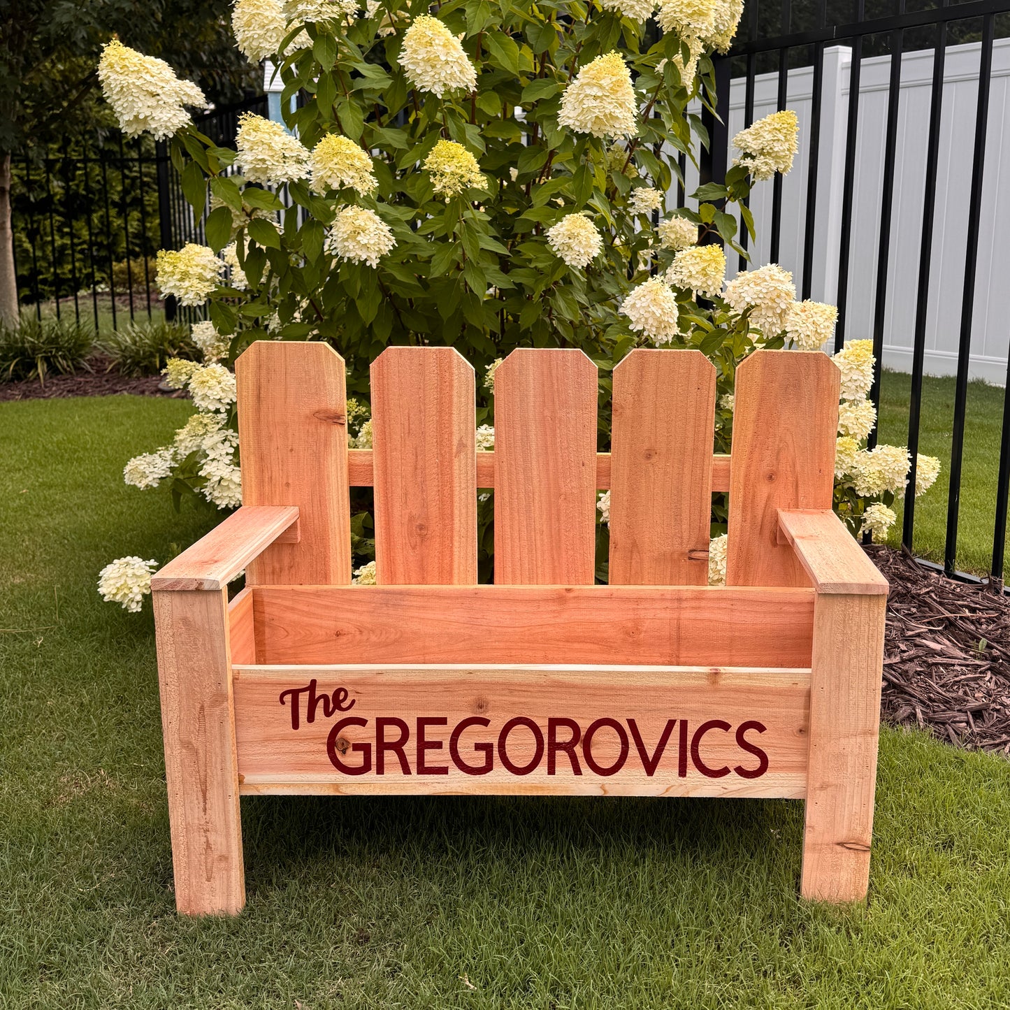 Cedar Bench Planter