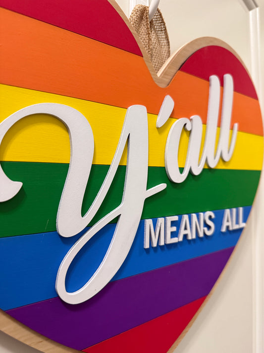 Door Hanger - Y’all Mean All