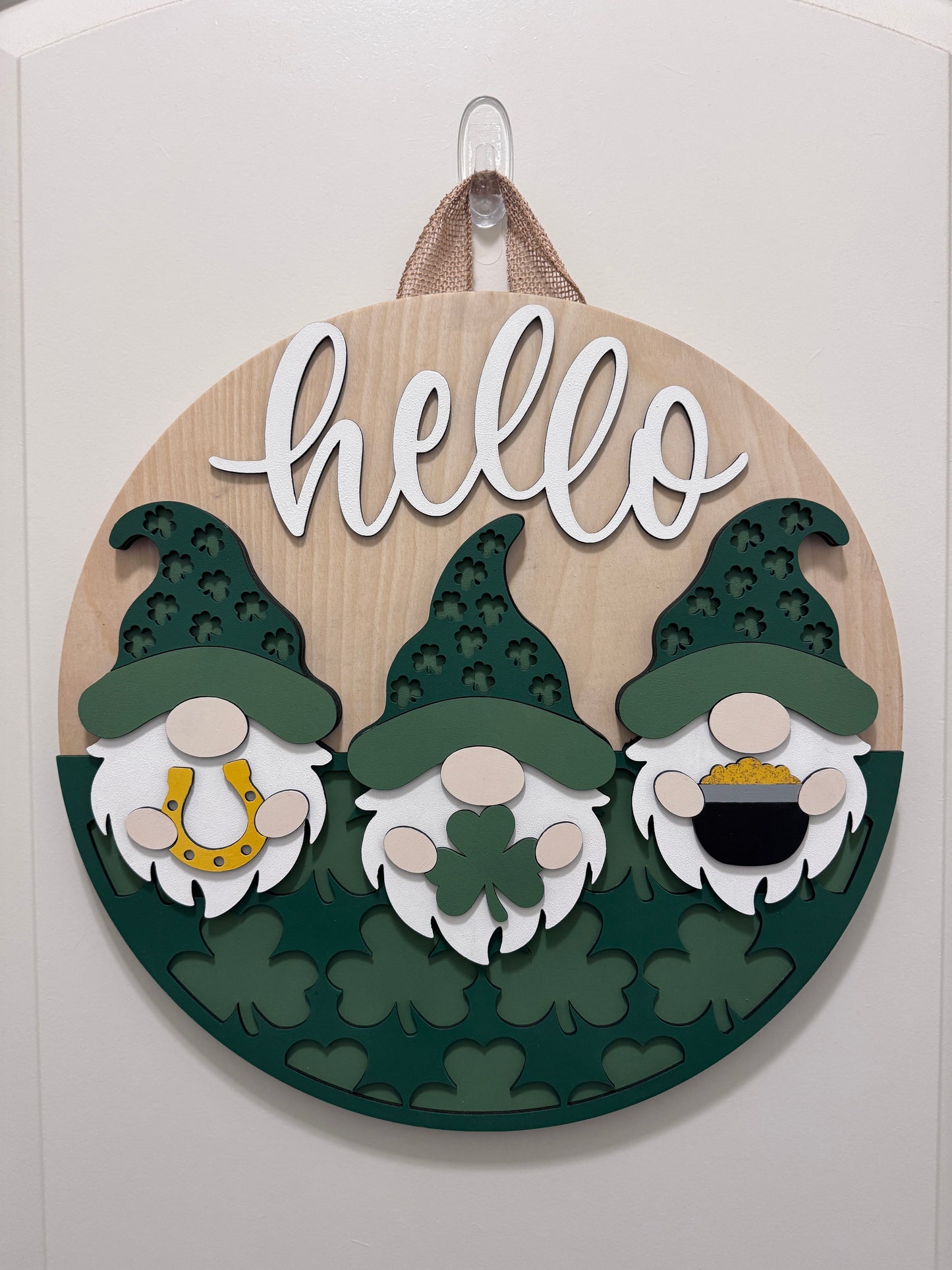 Door Hanger - Lucky Gnomes