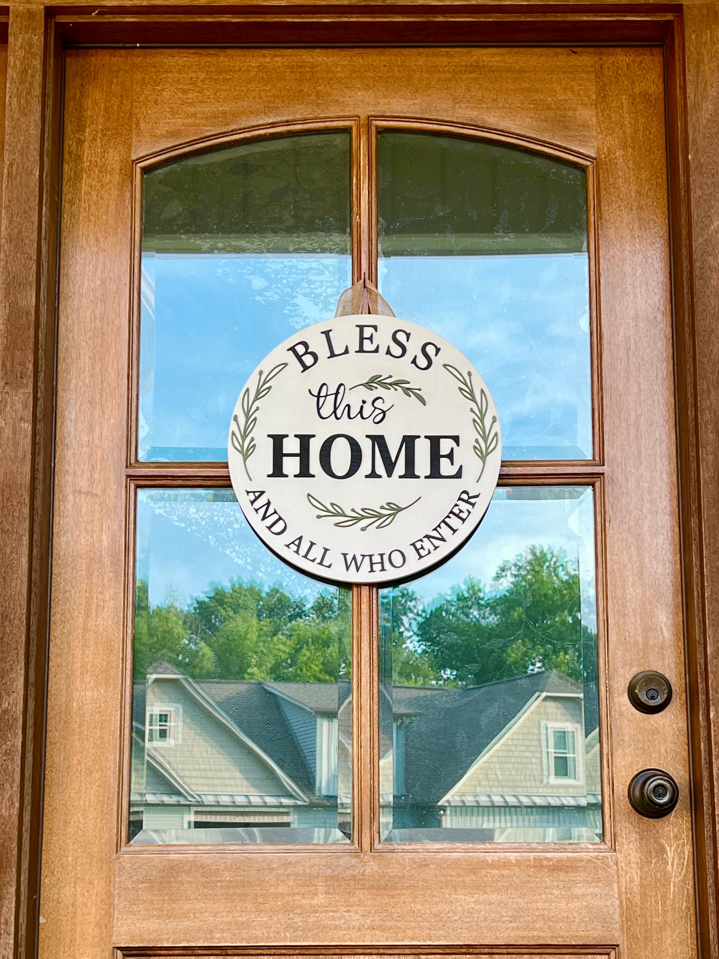 Door Sign - Bless This Home