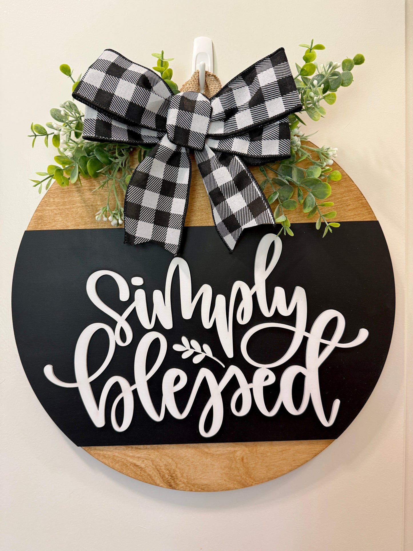 Door Hanger - Simply Blessed