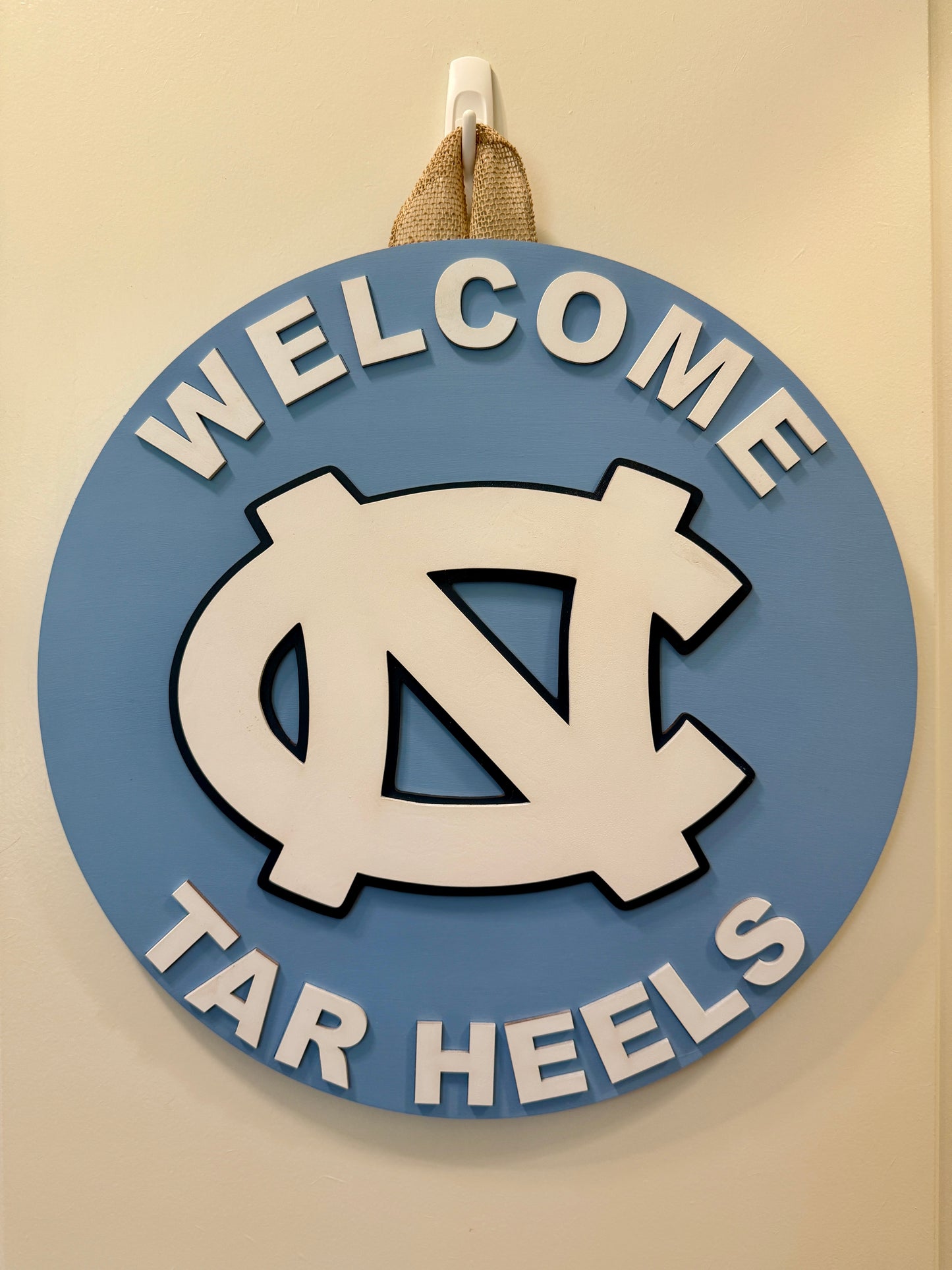 Door Hanger - UNC Tar Heels