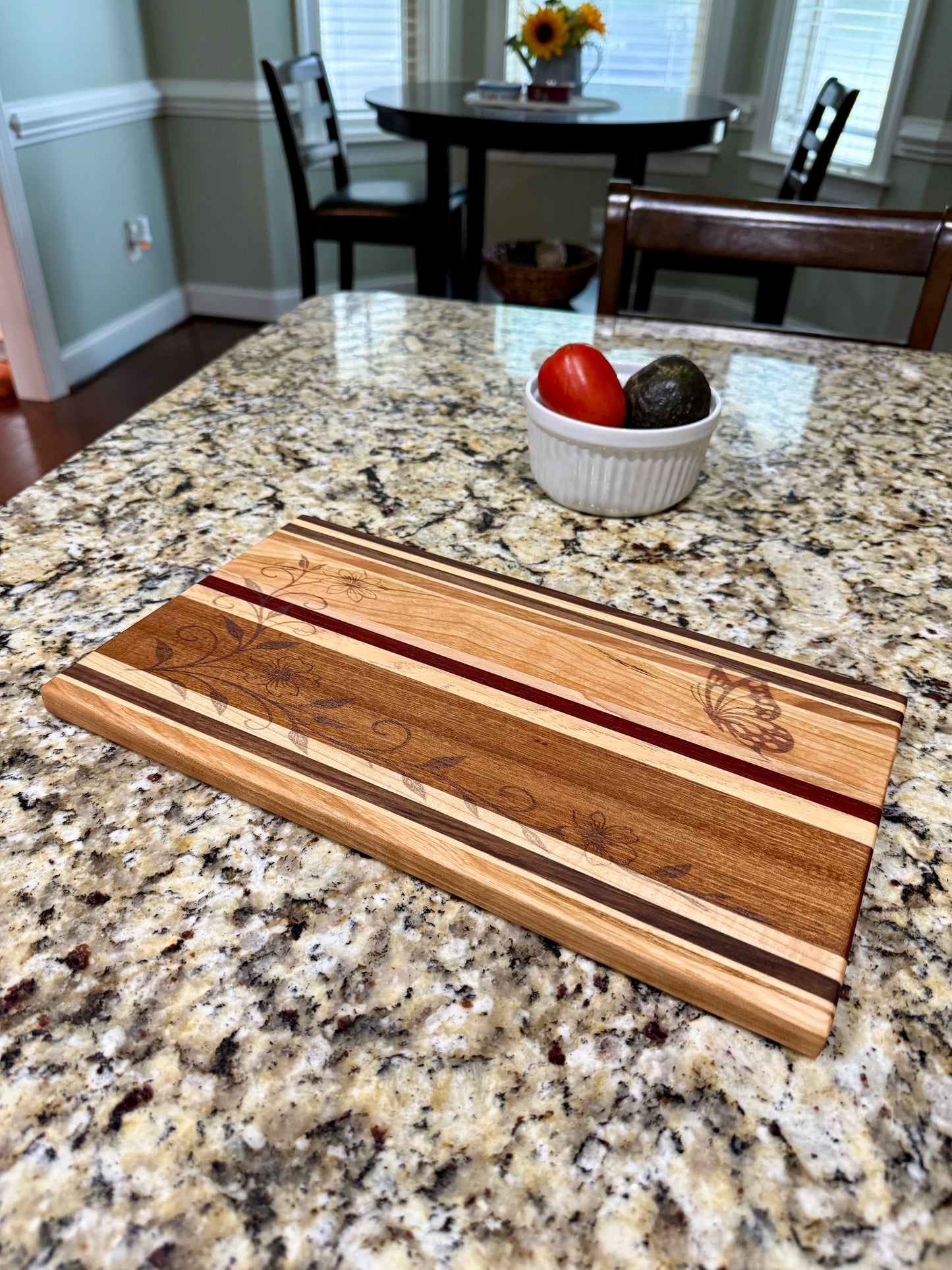“Butterfly Kisses” Cutting Board