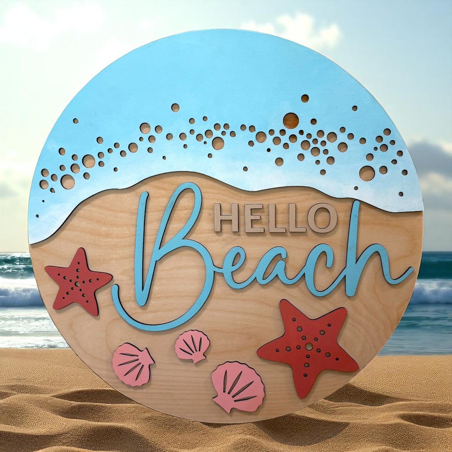 Door Hanger - Hello Beach