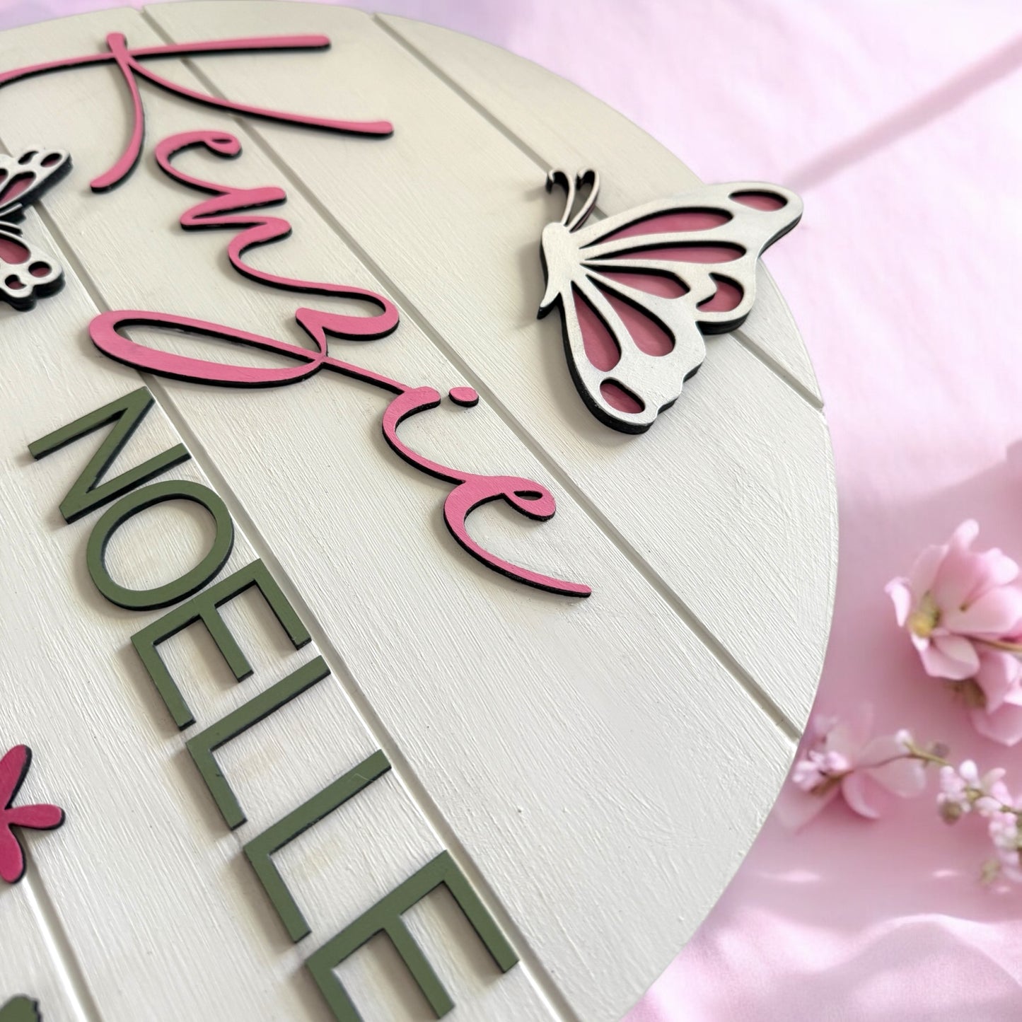 Door Sign - Butterfly Garden