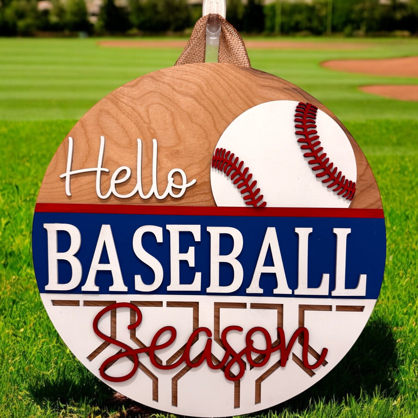 Door Hanger - Hello Baseball