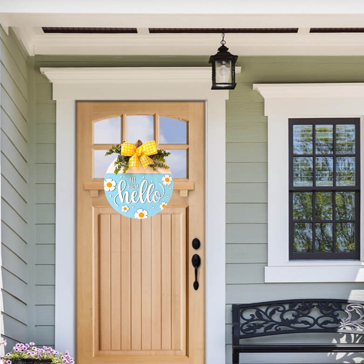 Door Hanger - Hi, Hey, Hello