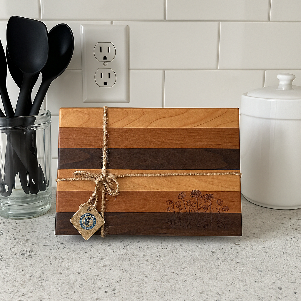 Trinity - Little Flowers” Cutting Board