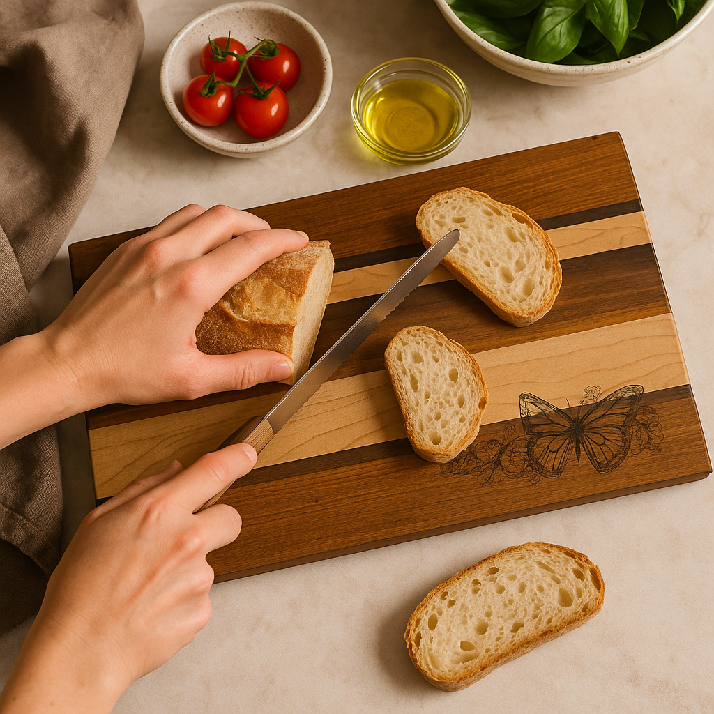 Butterfly & Blooms - Cutting Board