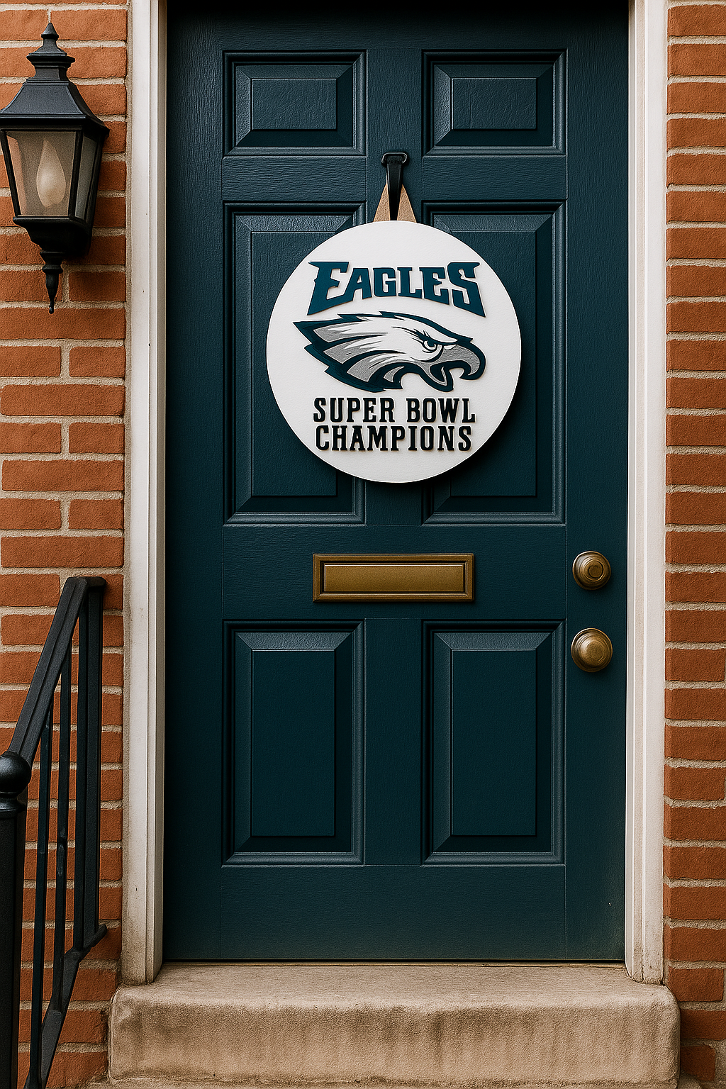 Door Hanger - Eagles SB Champs