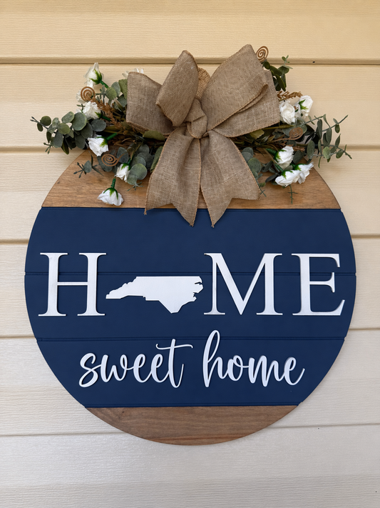 Door Hanger - Carolina Home Sweet Home
