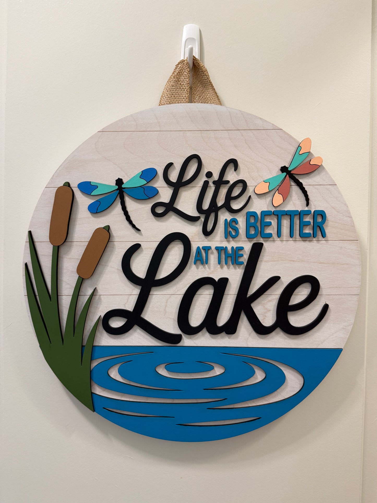 Door Hanger - Life Is Better At The Lake