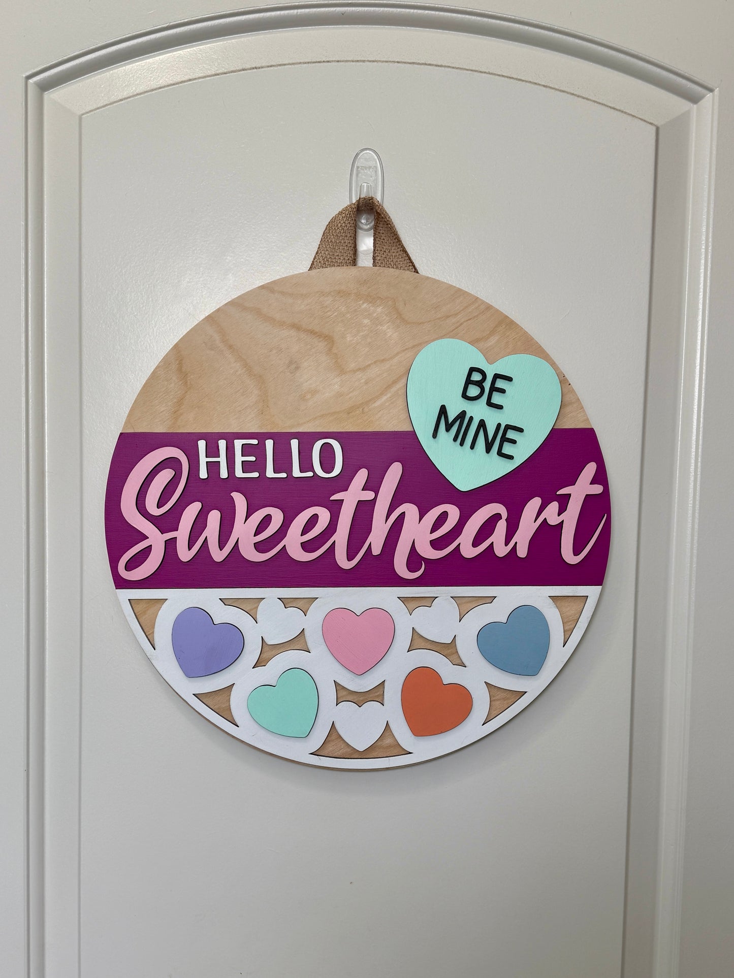 Door Hanger - Hello Sweetheart