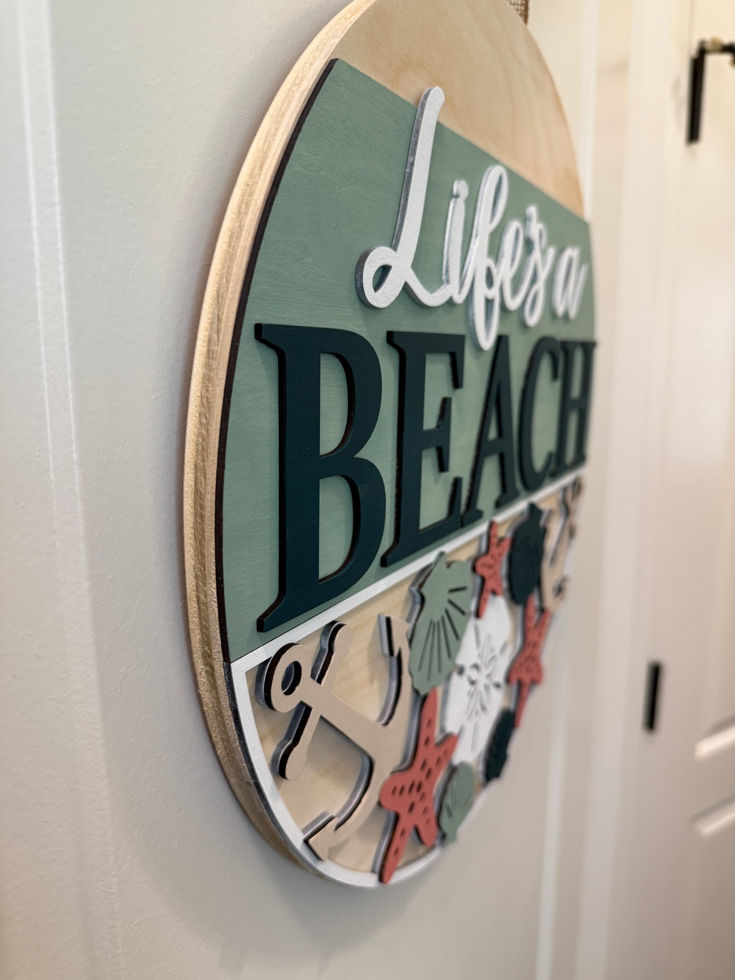 Door Hanger - Life’s a Beach