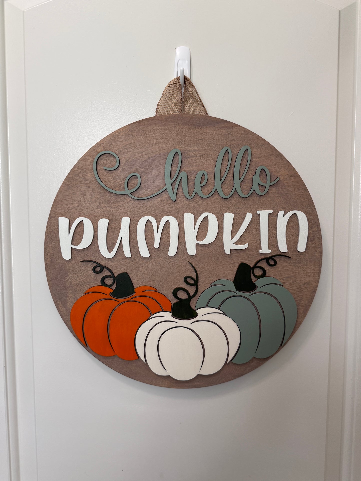 Door Hanger - Hello Pumpkin