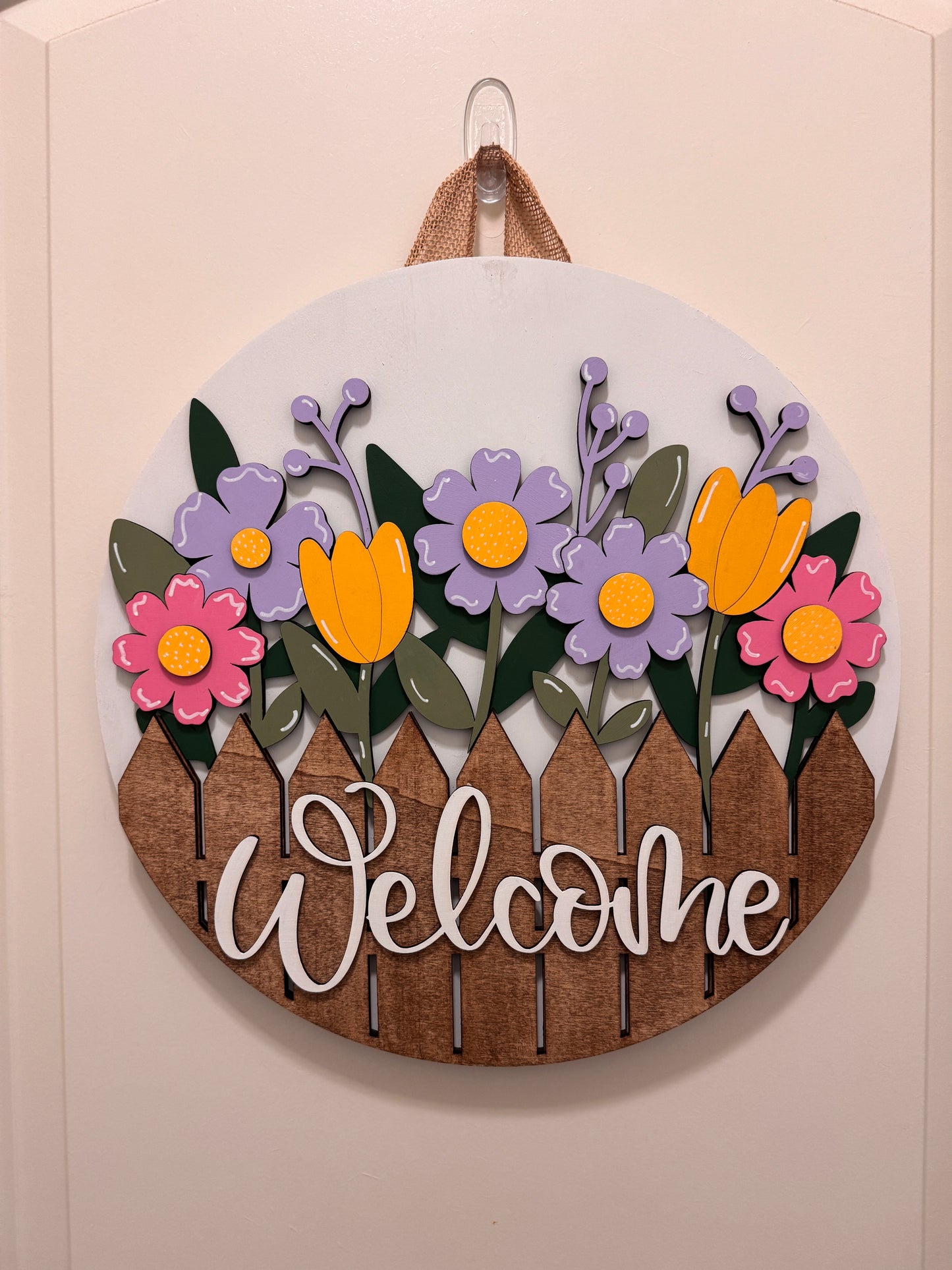 Door Hanger - Spring Blossoms