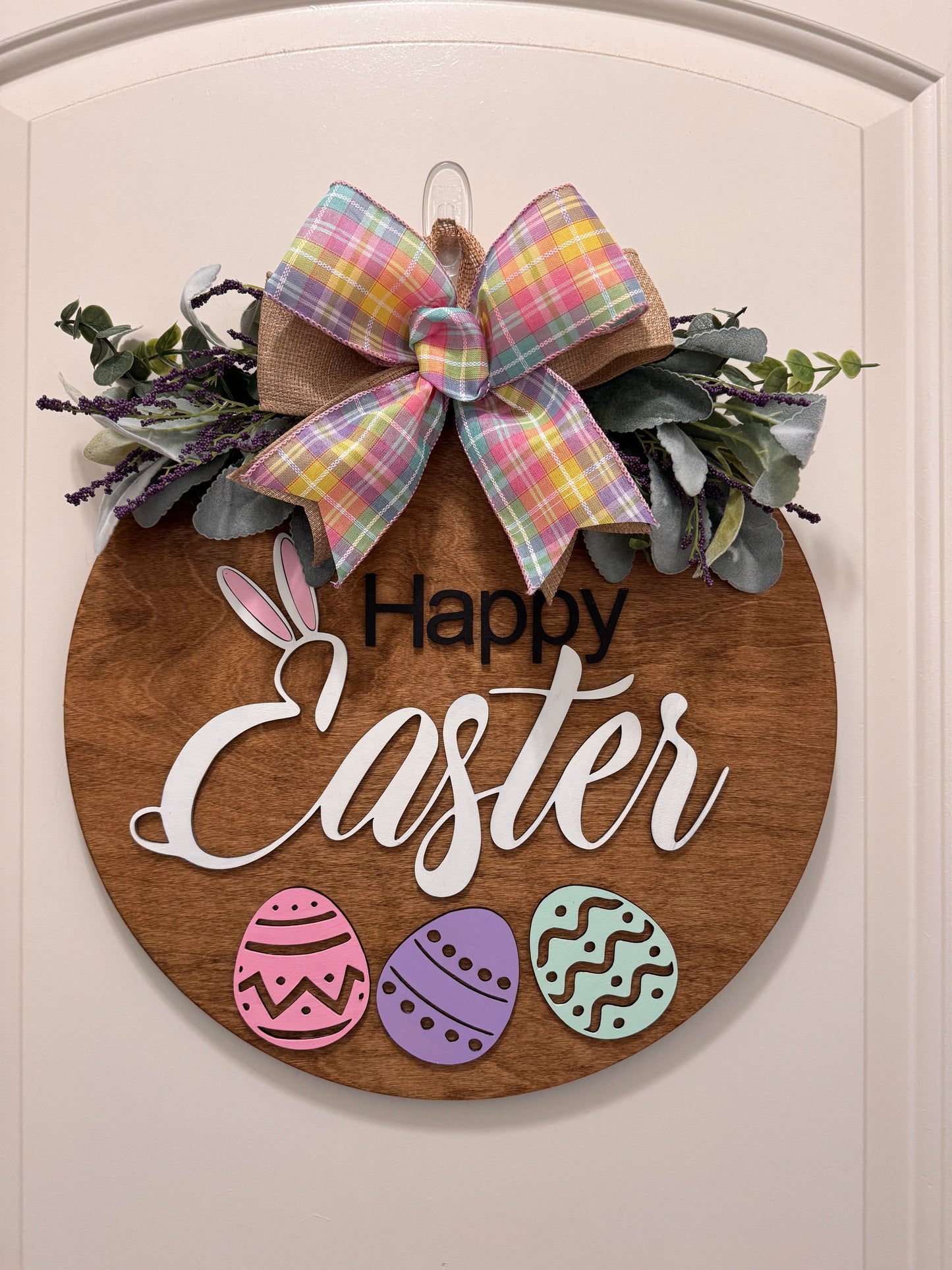 Door Hanger - Happy Easter Eggs!