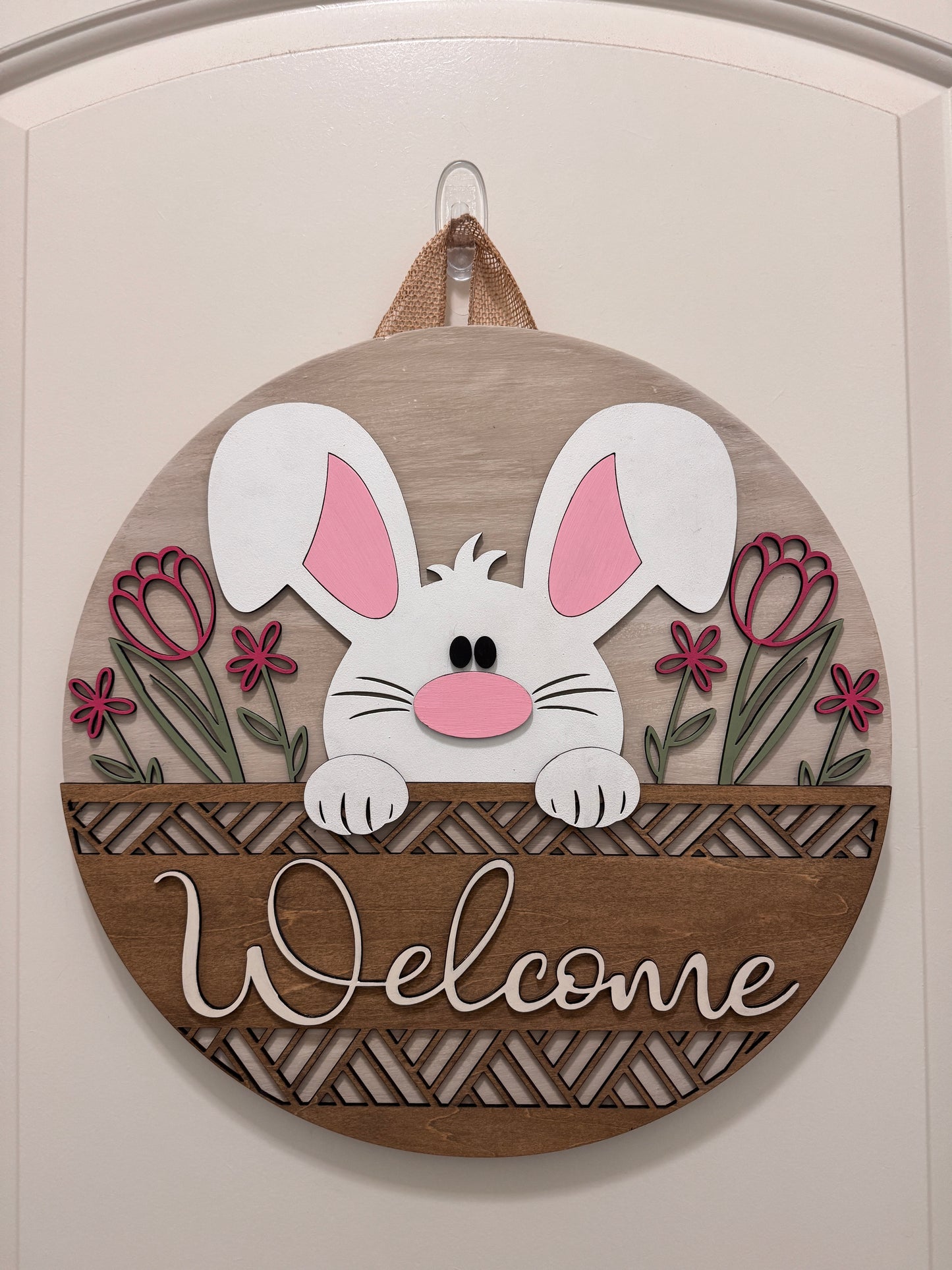 Door Hanger - Bunny Welcome