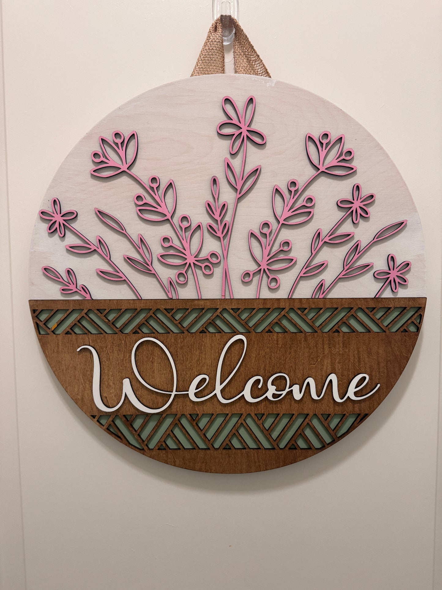 Door Hanger - Wildflower Welcome