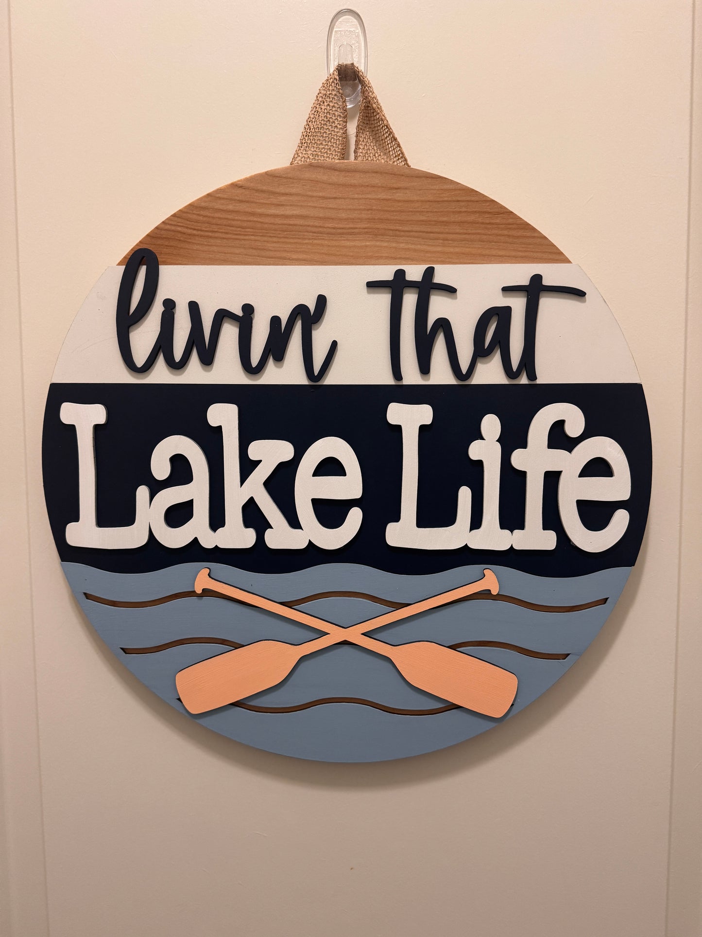 Door Hanger - Livin' That Lake Life