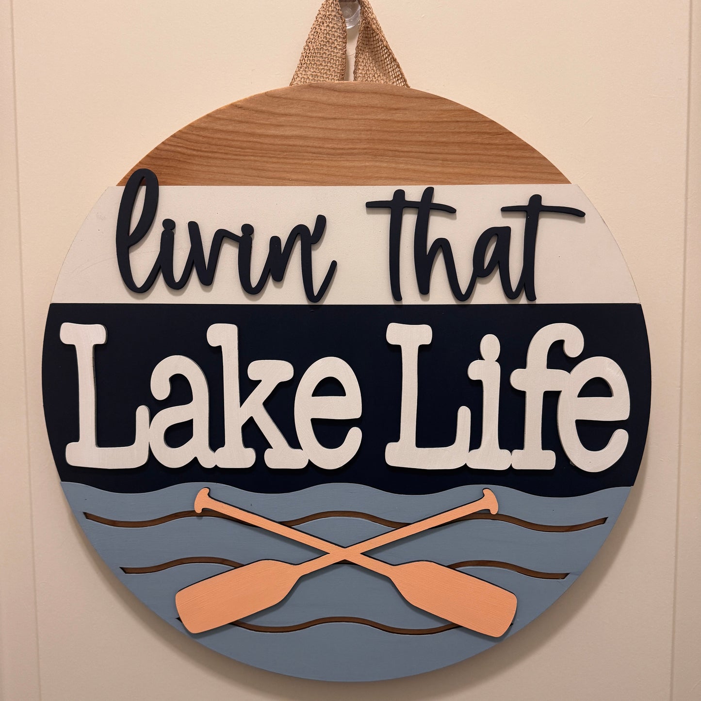 Door Hanger - Livin' That Lake Life