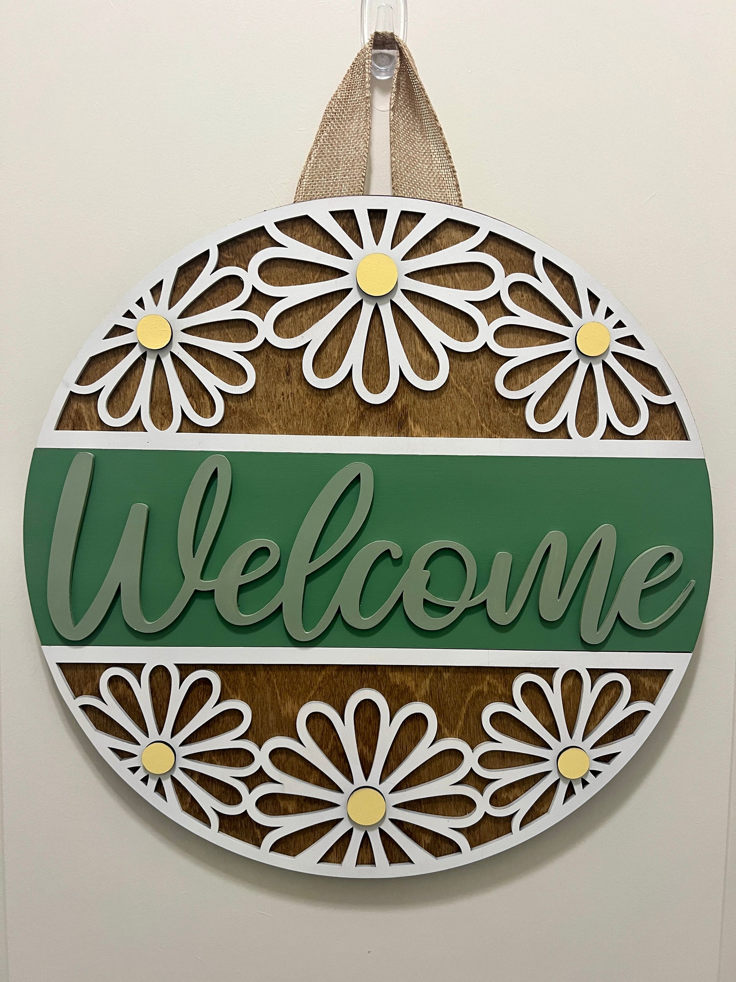 Door Hanger - Welcome Daisy