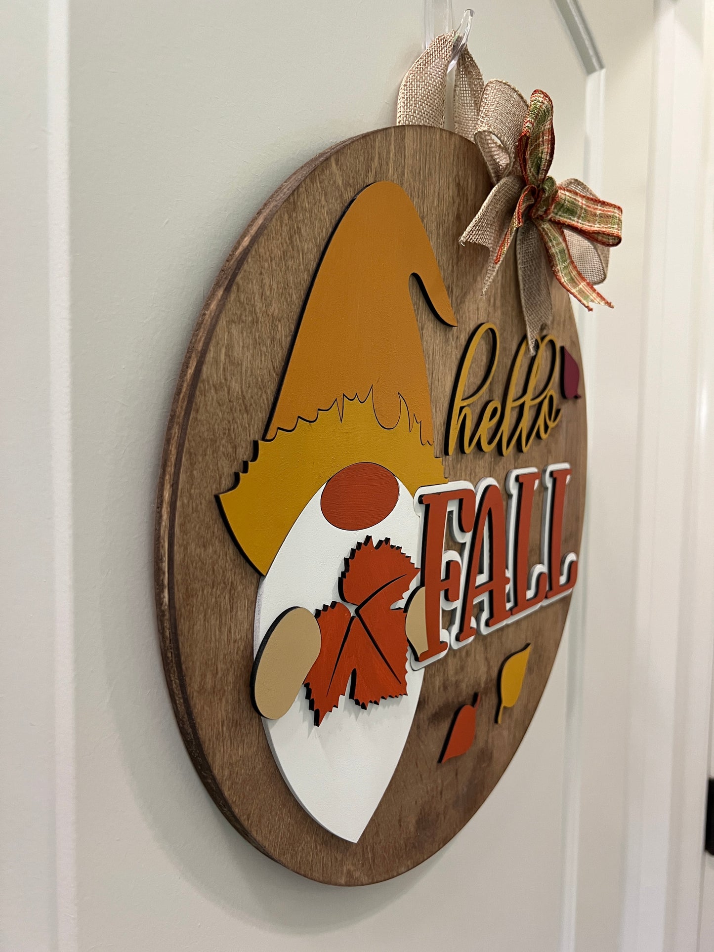Door Hanger - Hello Fall (Gnome)