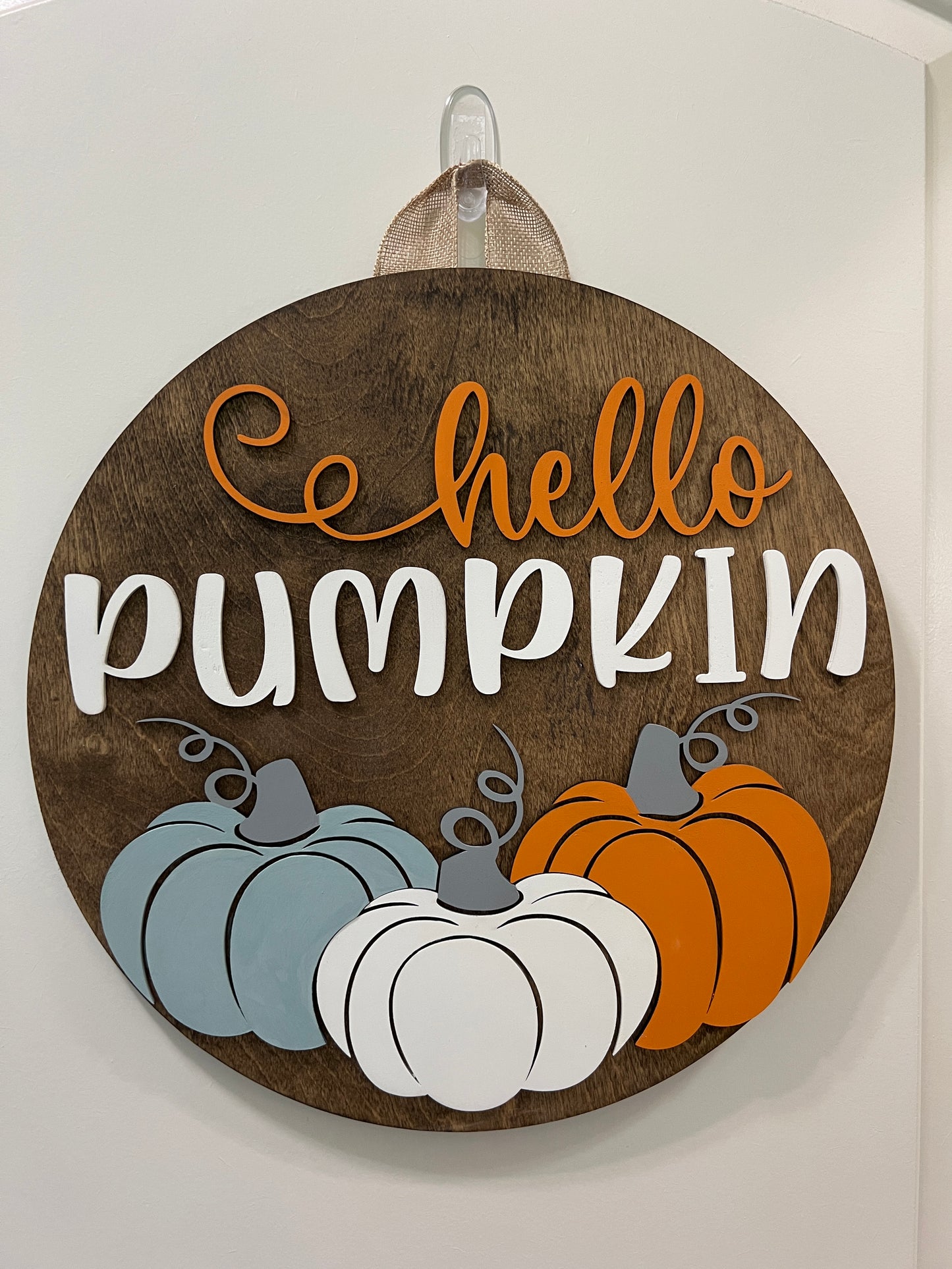 Door Hanger - Hello Pumpkin