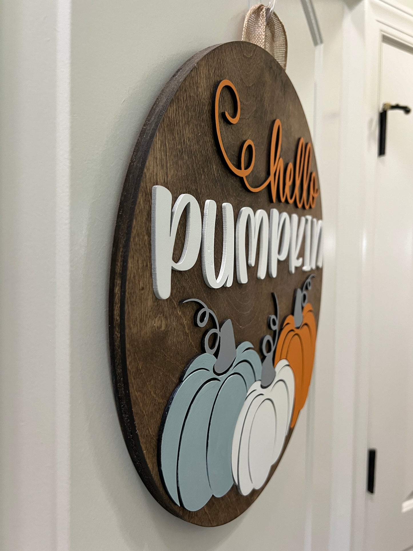 Door Hanger - Hello Pumpkin