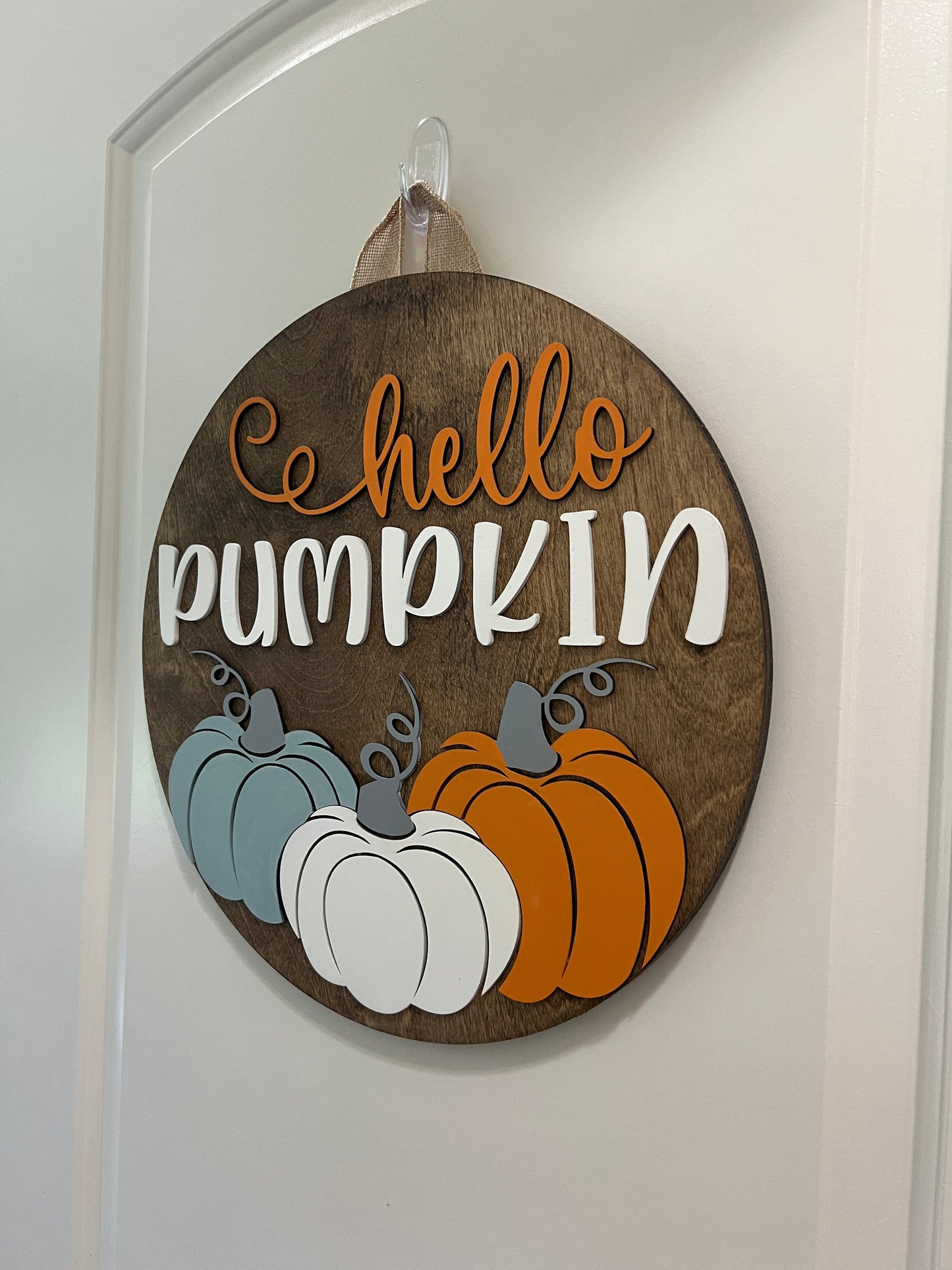Door Hanger - Hello Pumpkin
