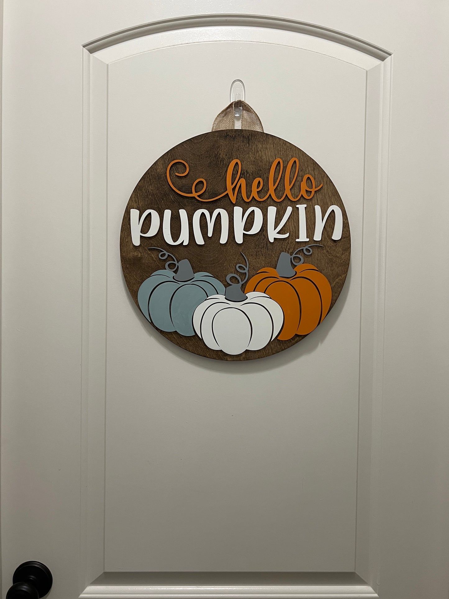 Door Hanger - Hello Pumpkin
