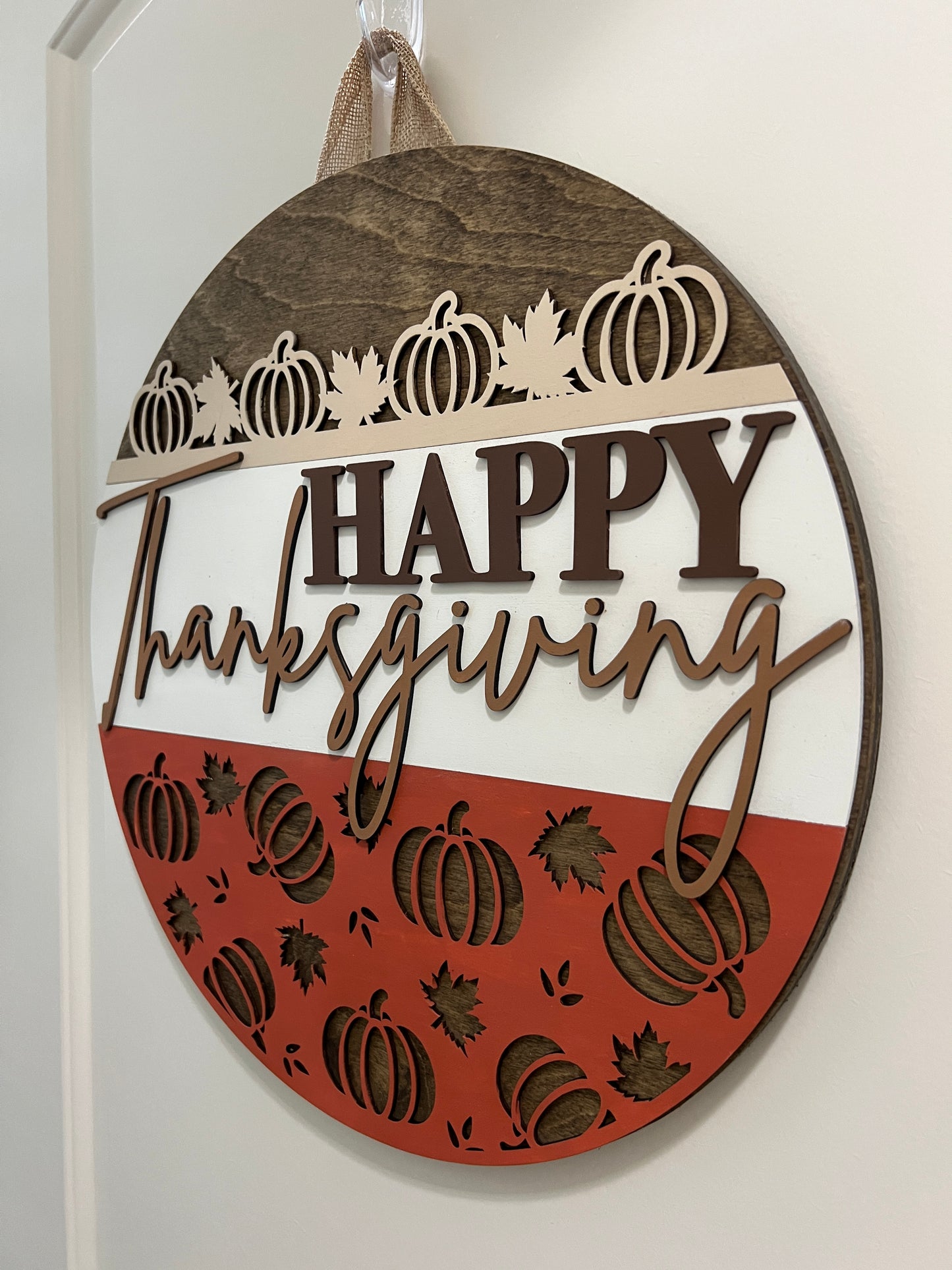 Door Hanger - Happy Thanksgiving