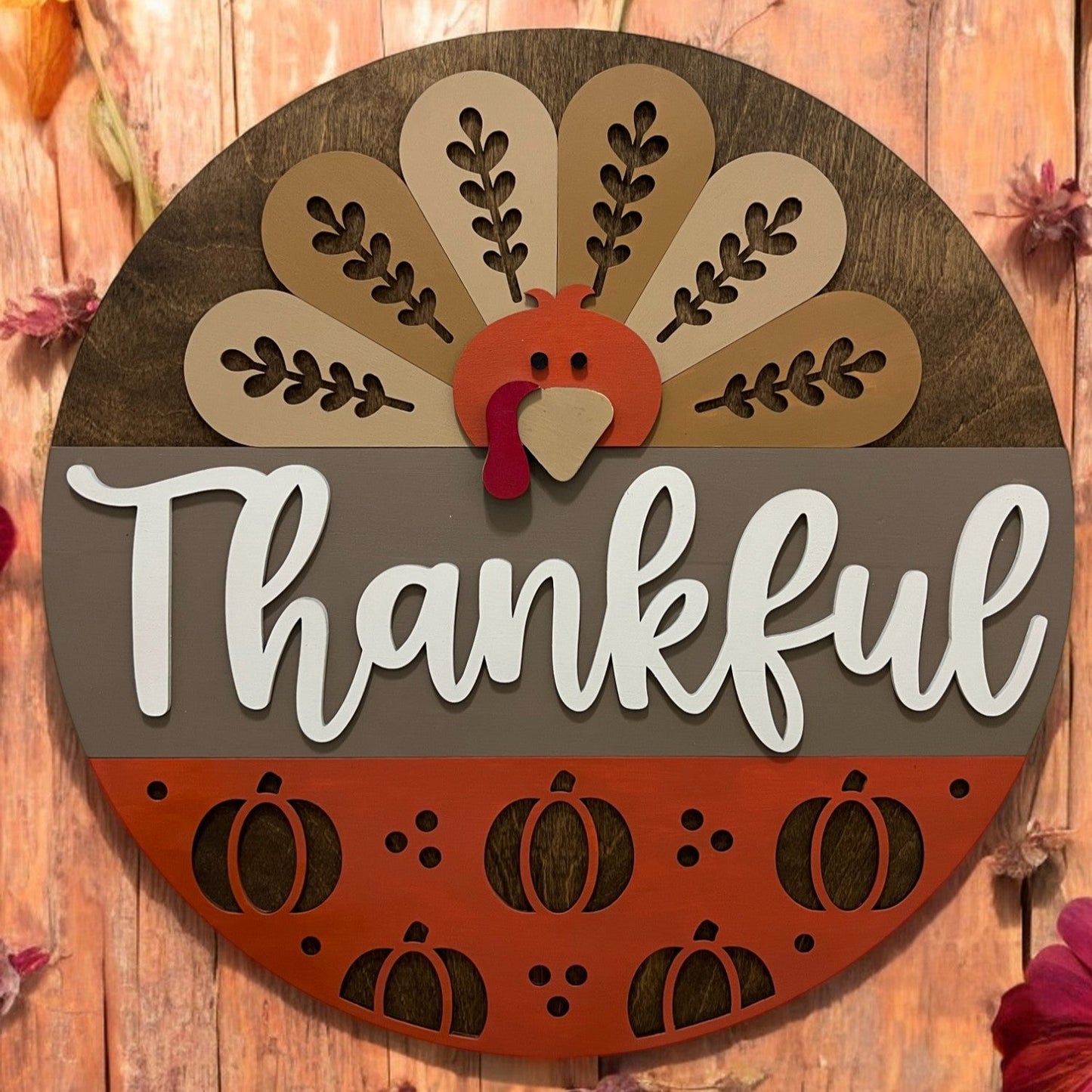 Door Hanger - Thankful Turkey