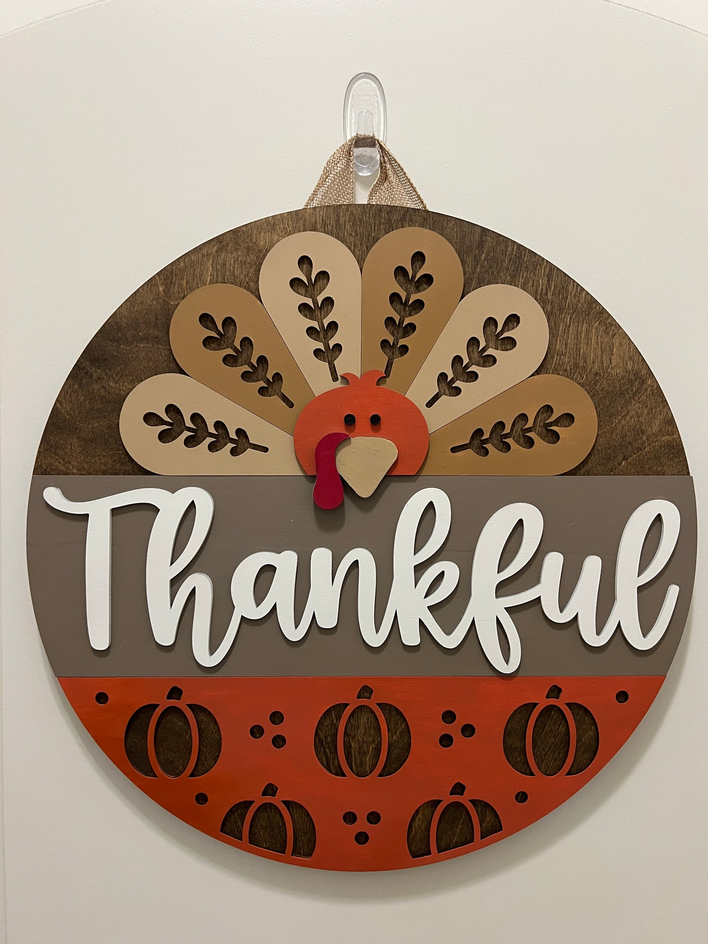 Door Hanger - Thankful Turkey