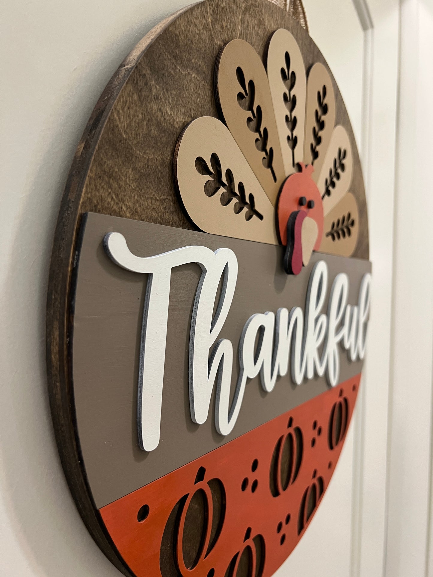 Door Hanger - Thankful Turkey