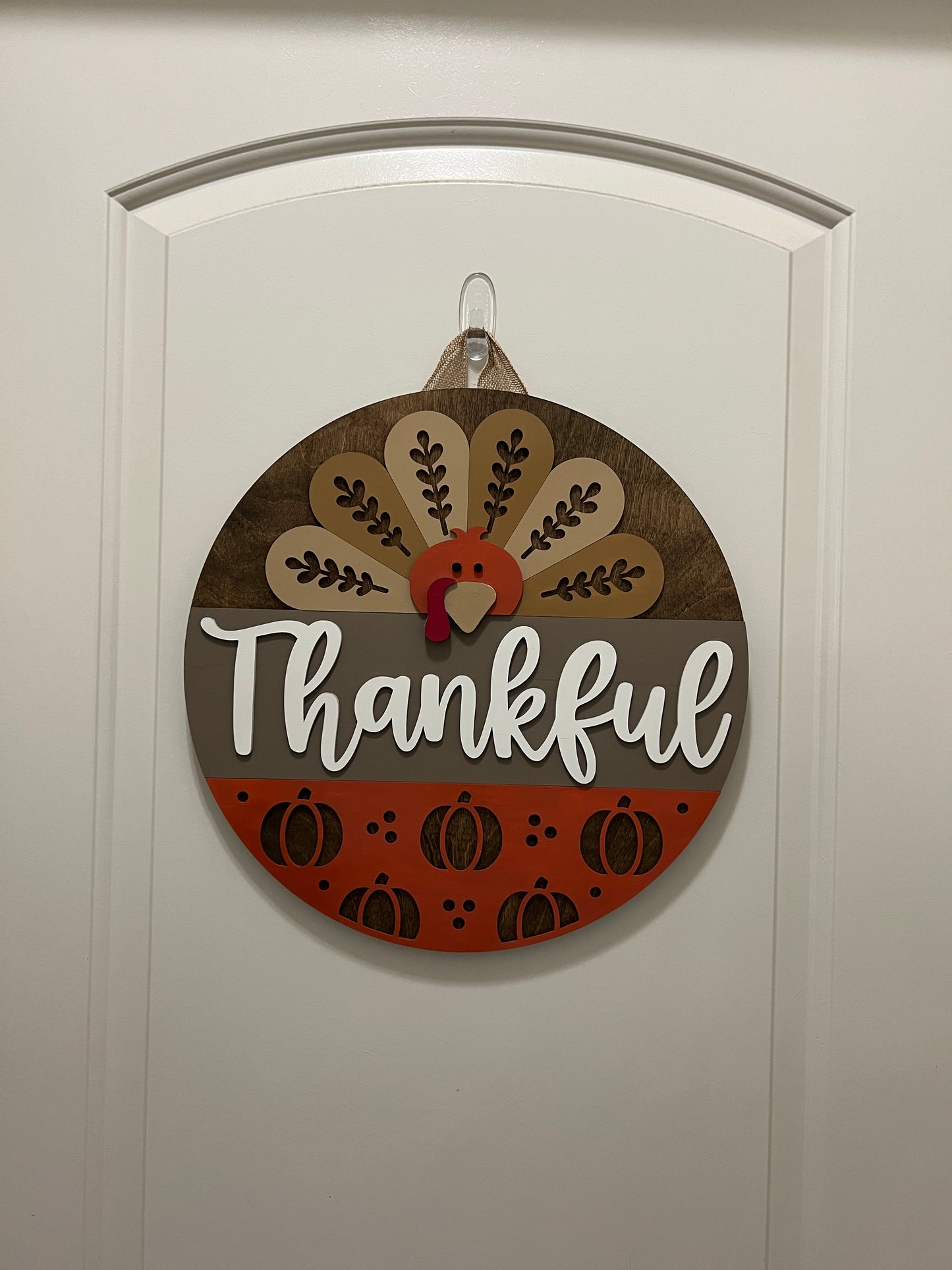 Door Hanger - Thankful Turkey