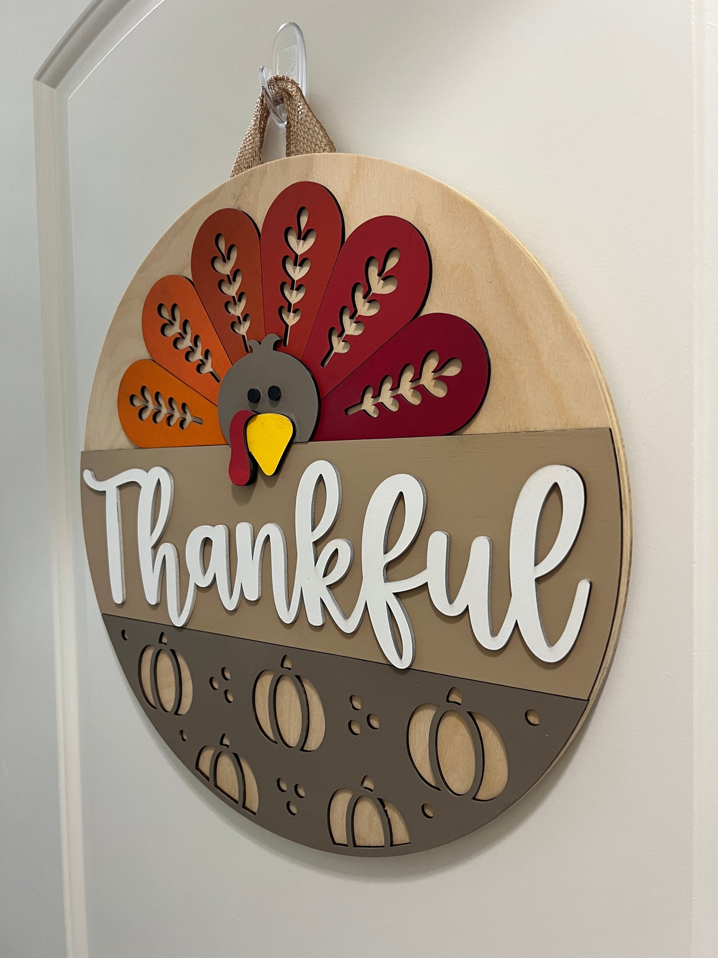 Door Hanger - Thankful Turkey