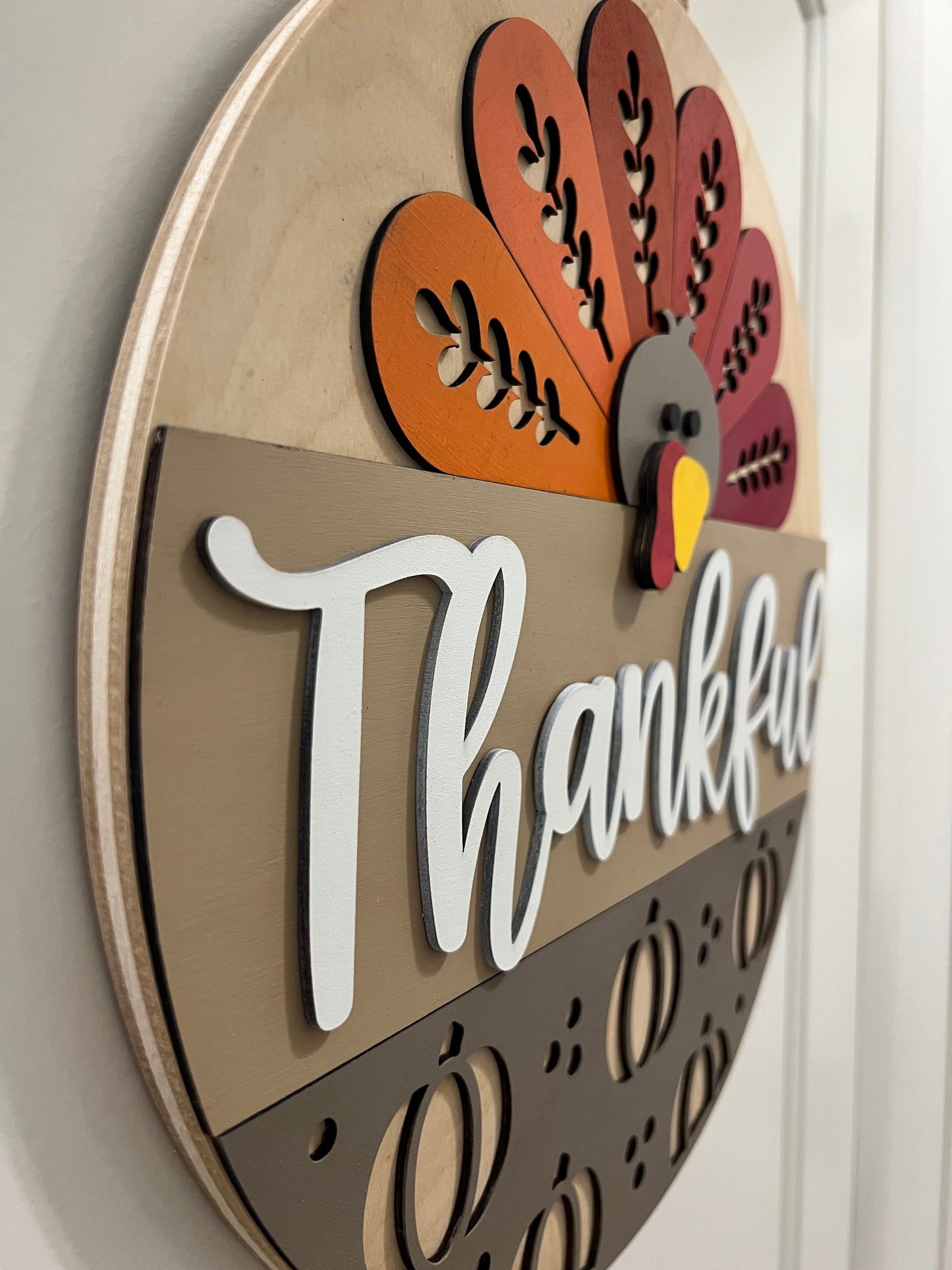 Door Hanger - Thankful Turkey